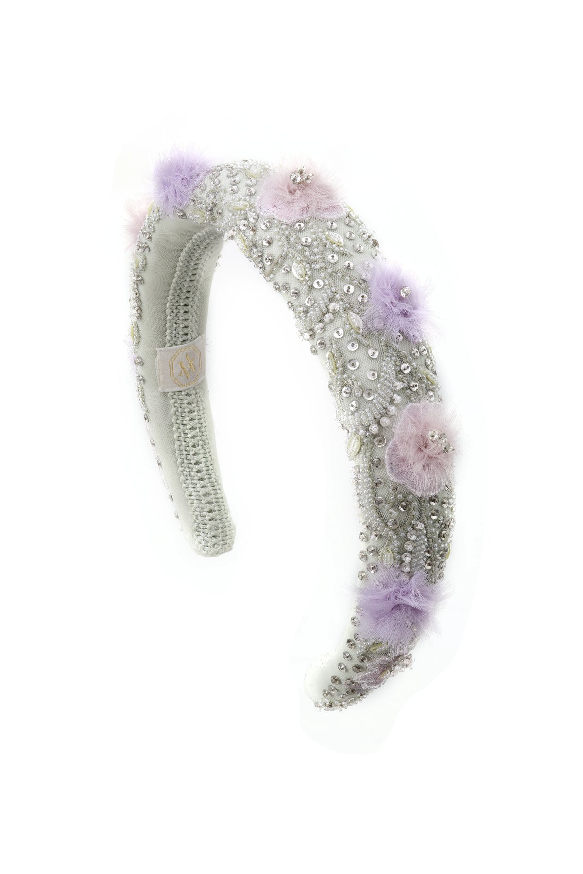 Holly Green organza headband